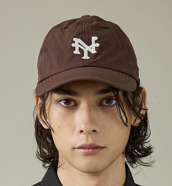 ABAHOUSE「New York Cubans NYLON BALL CAP / ニューヨーク・」|その他|ダークブラウン