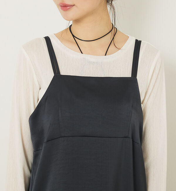 abahouse mavie「ダブルストラップキャミワンピース」|ワンピース|