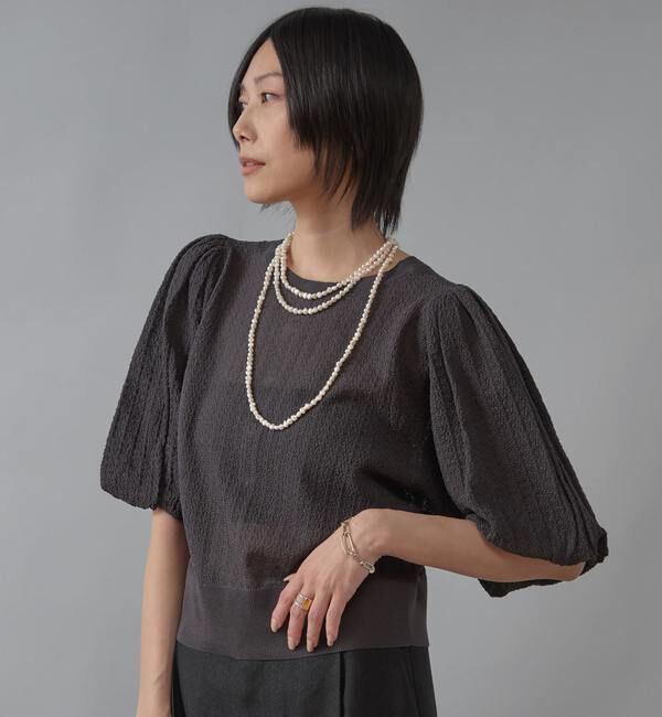 Liesse「2WAY袖パフシアーニット」|ニット・セーター|スミクロ