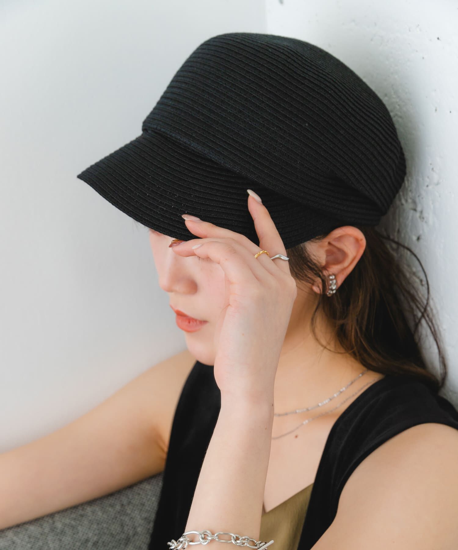 RODE SKO「洗えるたためるキャスケット」|キャップ・キャスケット|