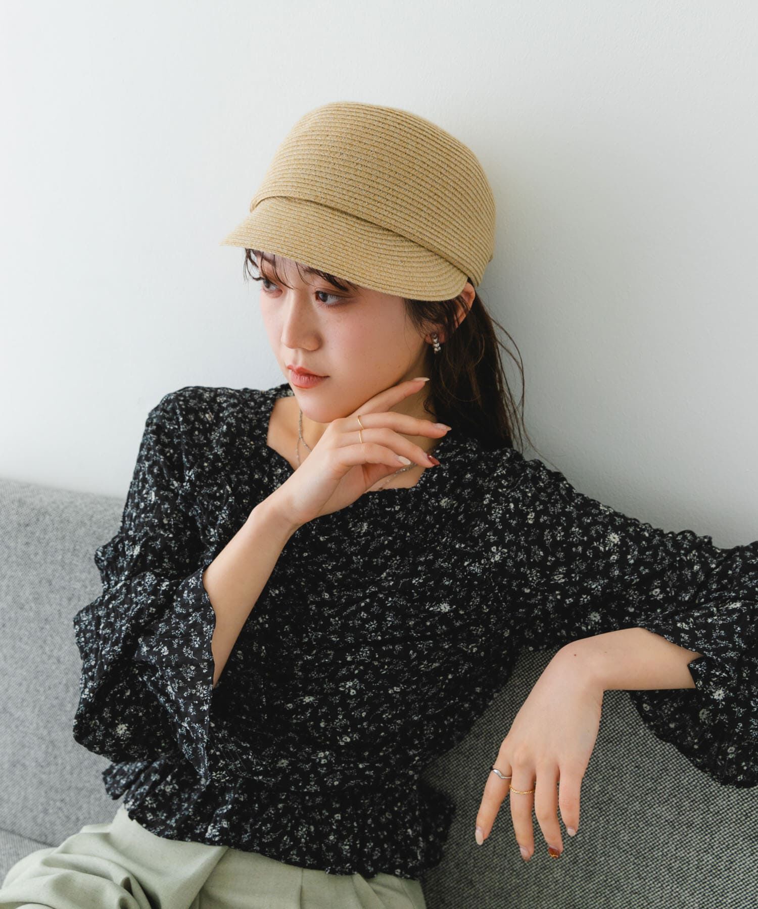 RODE SKO「洗えるたためるキャスケット」|キャップ・キャスケット|