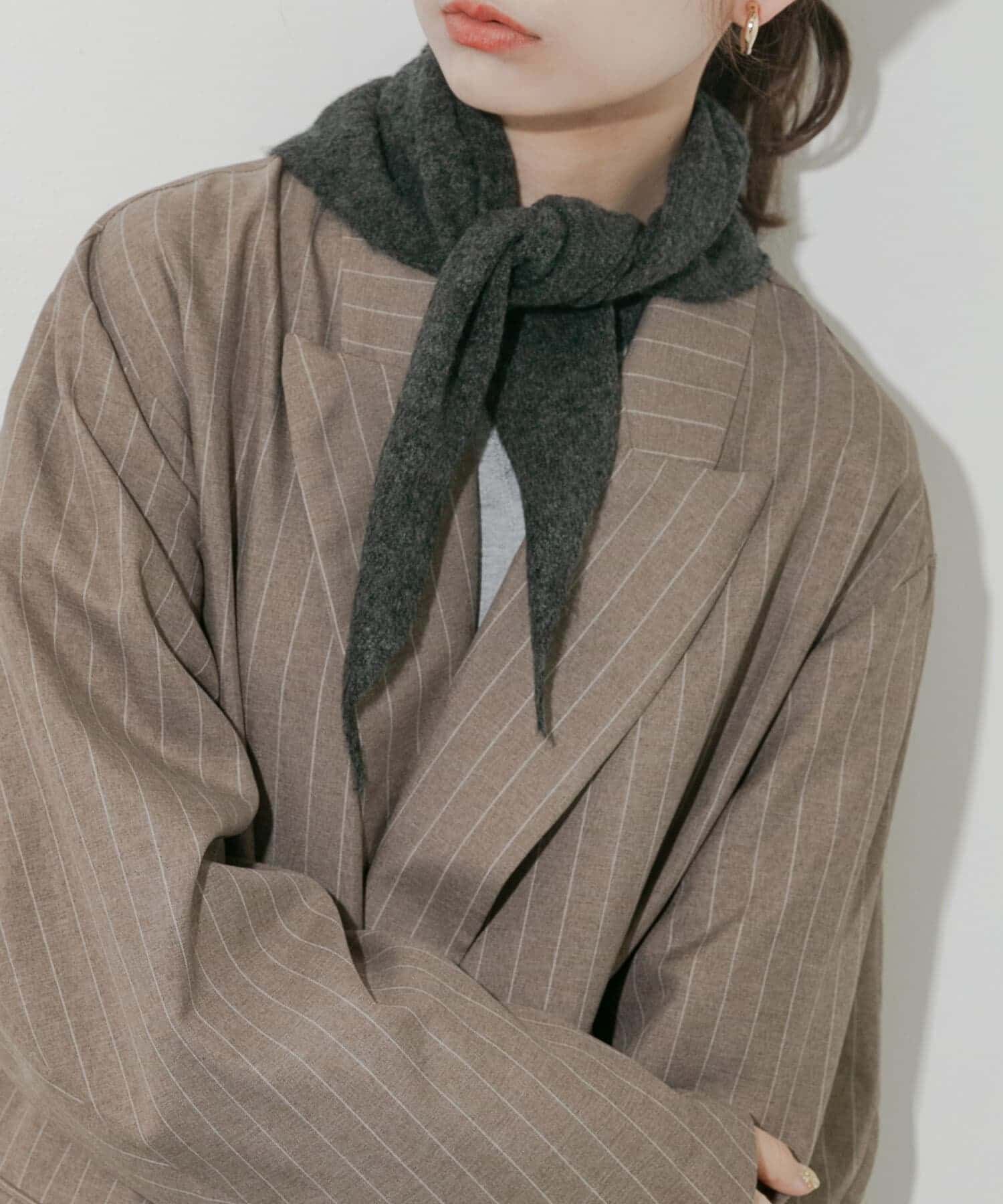 SMELLY「ニットスカーフ」|バンダナ・スカーフ|