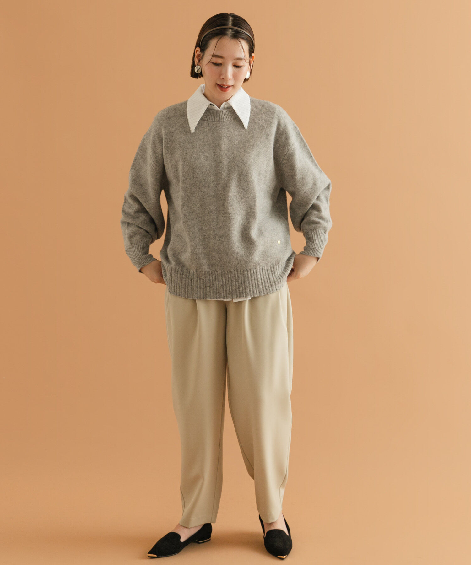 URBAN RESEARCH ROSSO「F by ROSSO　ハミルトンクルーネックニット」|ニット・セーター|