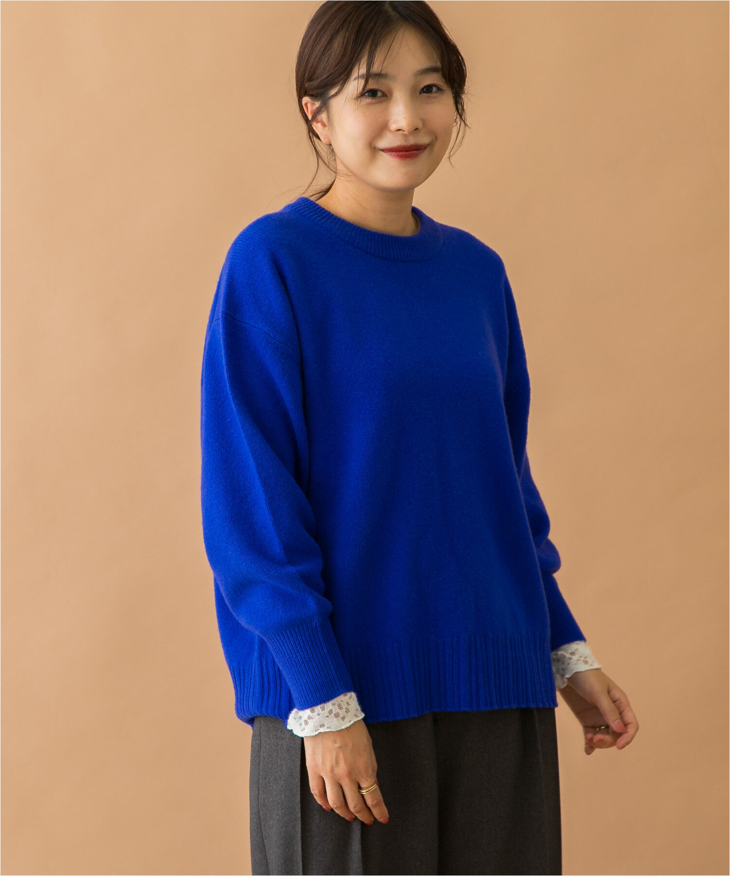 URBAN RESEARCH ROSSO「F by ROSSO　ハミルトンクルーネックニット」|ニット・セーター|