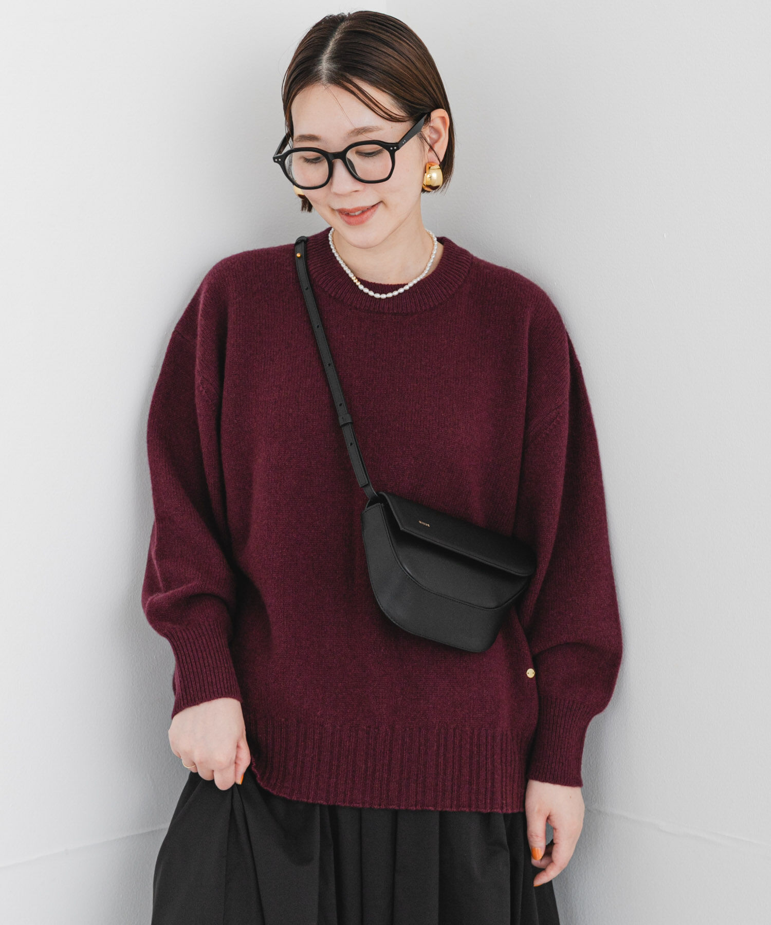 URBAN RESEARCH ROSSO「F by ROSSO　ハミルトンクルーネックニット」|ニット・セーター|