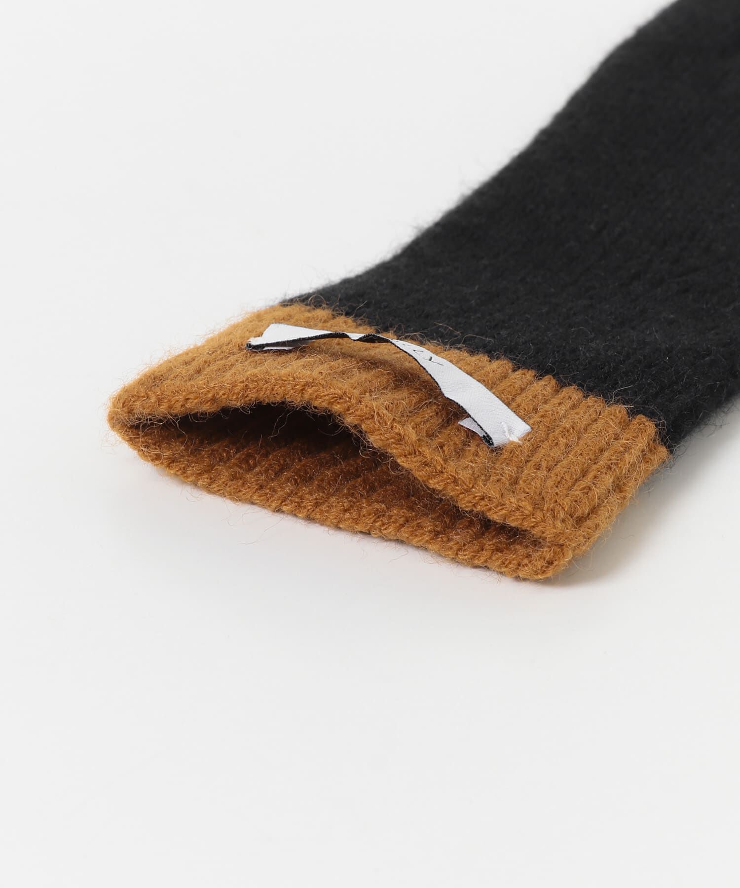 SMELLY「バイカラーホールタッチグローブ」|手袋|