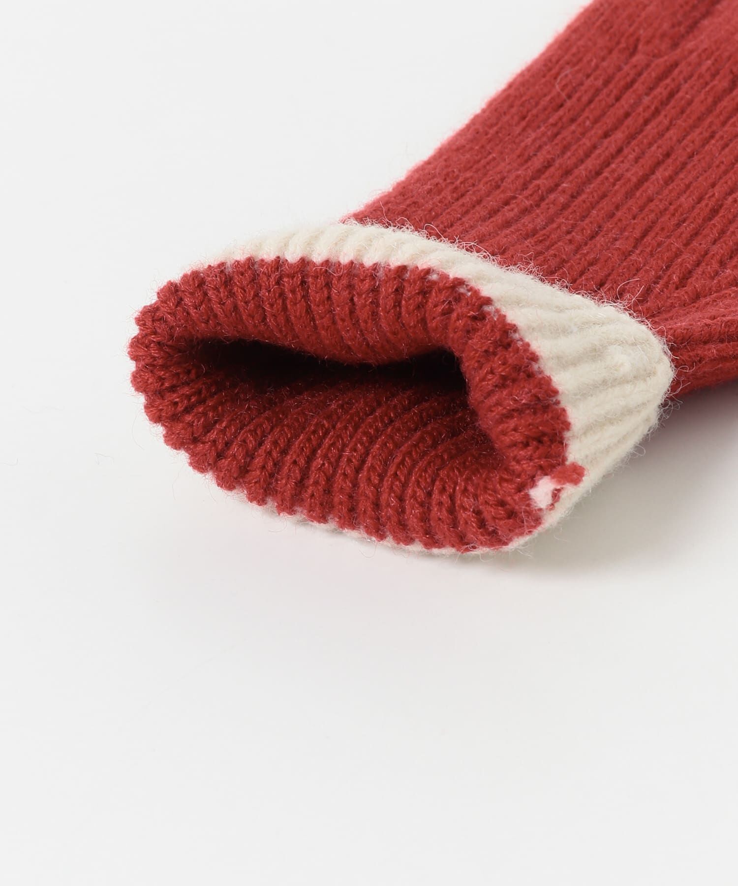 SMELLY「バイカラーホールタッチグローブ」|手袋|