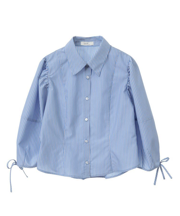 earth music&ecology「パワショルペプラムシャツ」|シャツ・ブラウス|