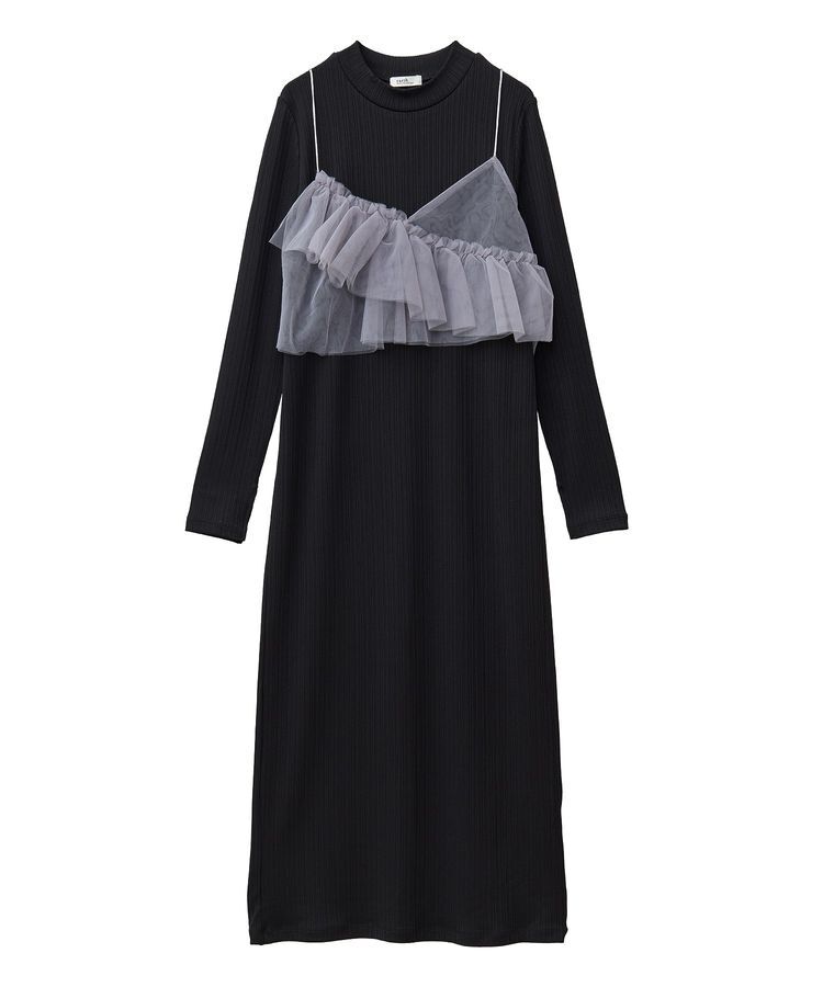 earth music&ecology「SET2点アシメチュールビスチェ＋ワンピース」|ワンピース|