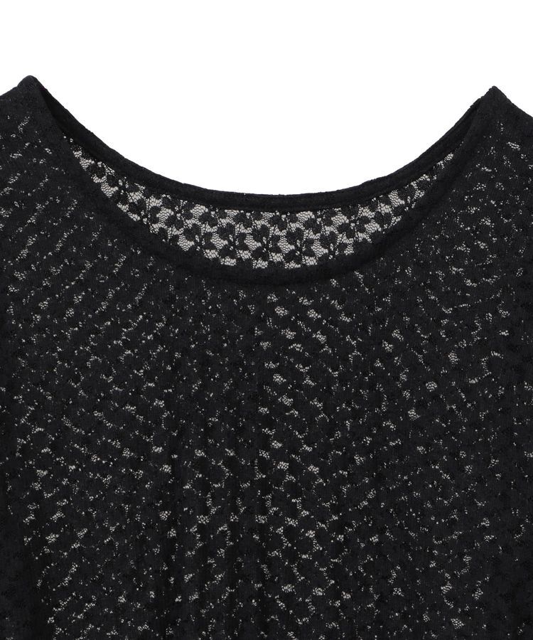 earth music&ecology「ギャザーショルダーカットレースプルオーバー」|Tシャツ・カットソー|