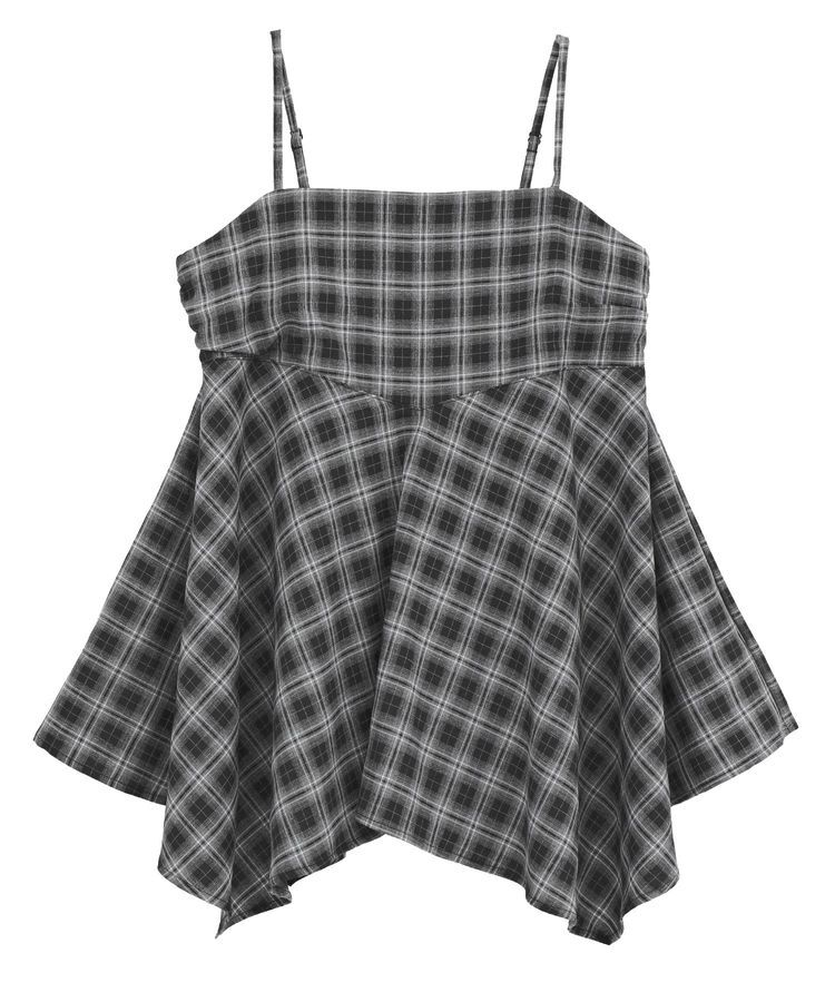 earth music&ecology「イレヘムチェックキャミチュニック」|チュニック|