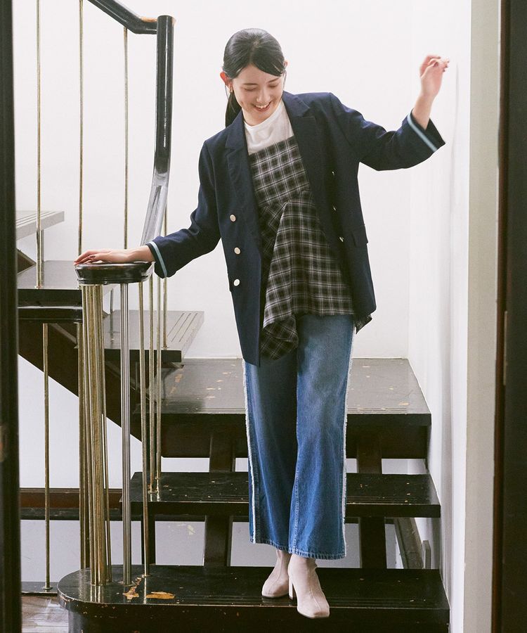 earth music&ecology「イレヘムチェックキャミチュニック」|チュニック|