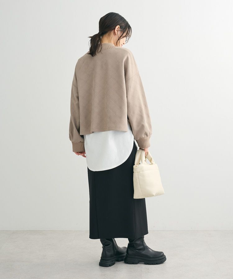 Green Parks「・ELENCARE DUE エンボスプルオーバー」|Tシャツ・カットソー|