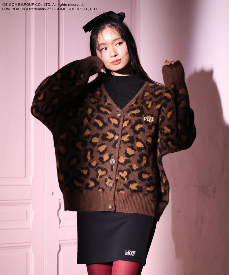 Green Parks「■LOVEBOAT ロゴ刺繍ニットカーディガン」|カーディガン|