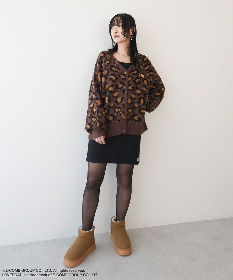 Green Parks「■LOVEBOAT ロゴ刺繍ニットカーディガン」|カーディガン|