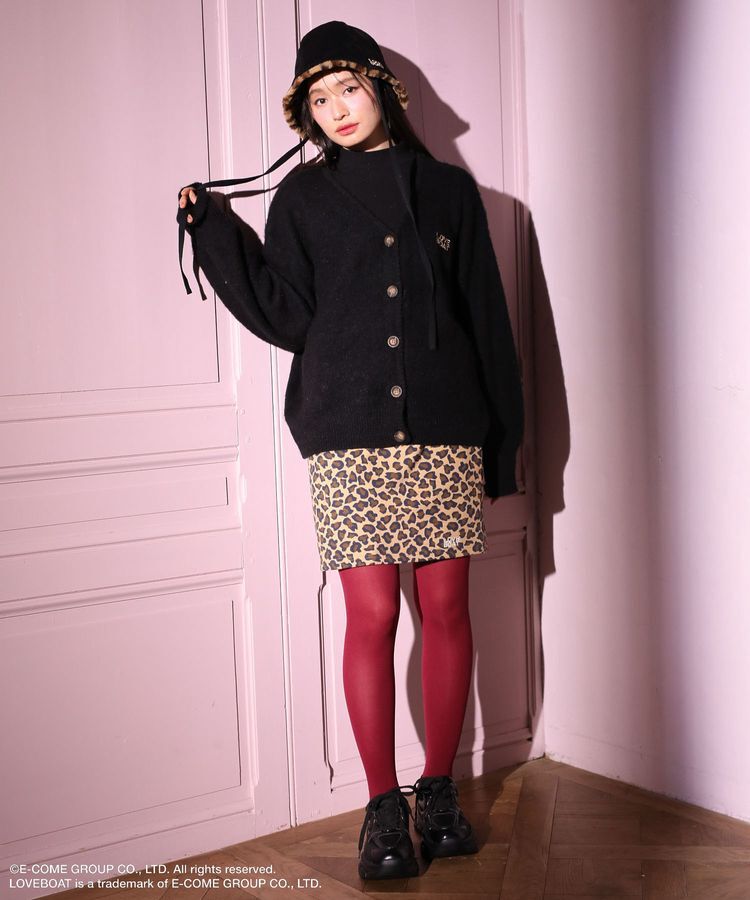 Green Parks「■LOVEBOAT ロゴ刺繍ニットカーディガン」|カーディガン|