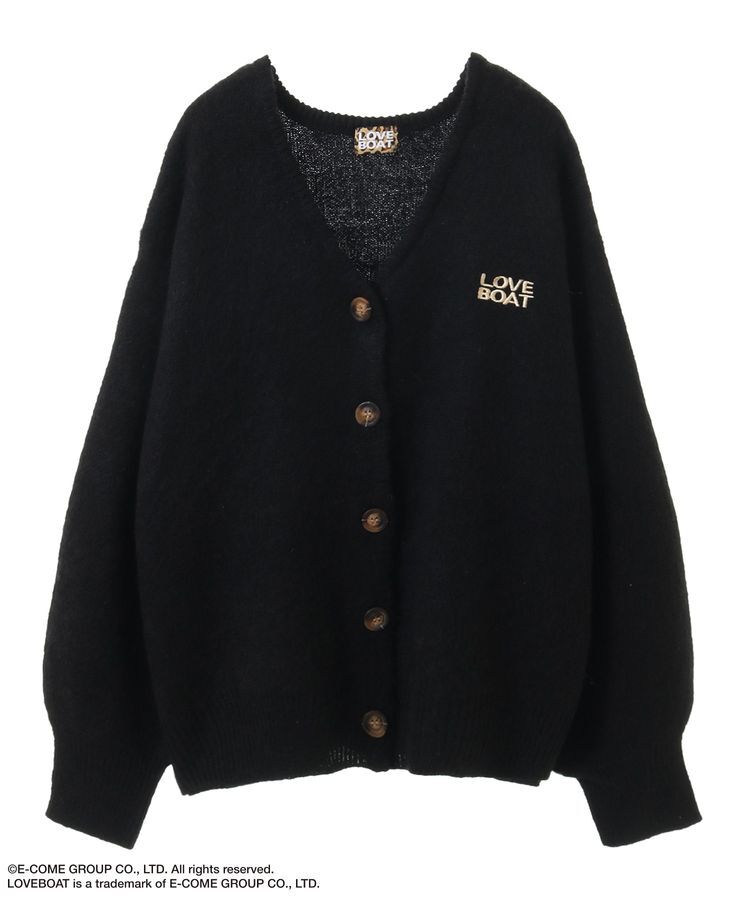Green Parks「■LOVEBOAT ロゴ刺繍ニットカーディガン」|カーディガン|