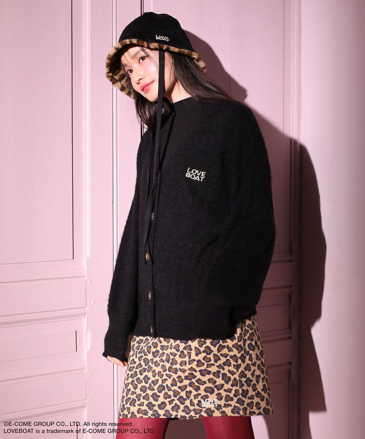Green Parks「■LOVEBOAT ロゴ刺繍ニットカーディガン」|カーディガン|