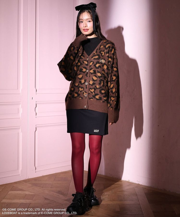 Green Parks「■LOVEBOAT ロゴ刺繍ニットカーディガン」|カーディガン|