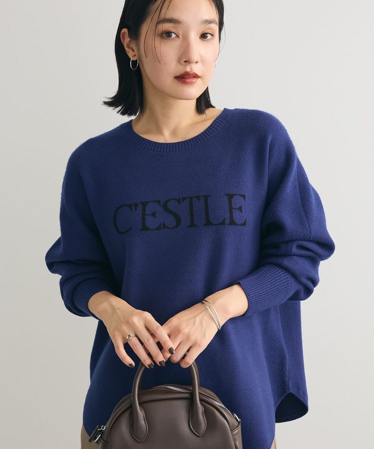 Green Parks「もちやわロゴニットプルオーバー」|ニット・セーター|