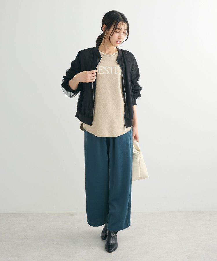 Green Parks「もちやわロゴニットプルオーバー」|ニット・セーター|