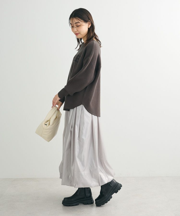 Green Parks「もちやわロゴニットプルオーバー」|ニット・セーター|