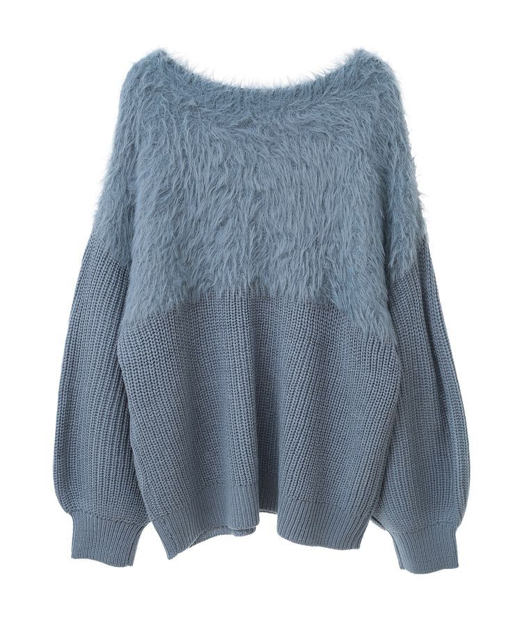 Green Parks「・Petit Fleur シャギーキリカエニット」|ニット・セーター|