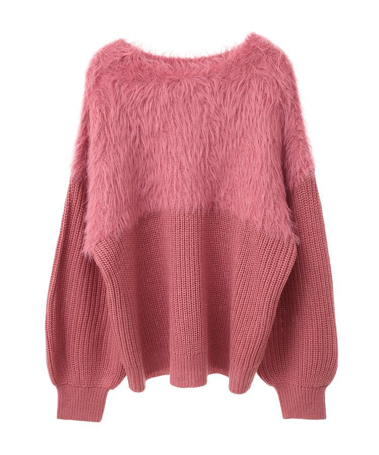 Green Parks「・Petit Fleur シャギーキリカエニット」|ニット・セーター|