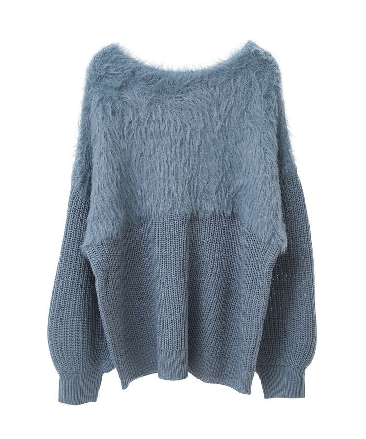 Green Parks「・Petit Fleur シャギーキリカエニット」|ニット・セーター|