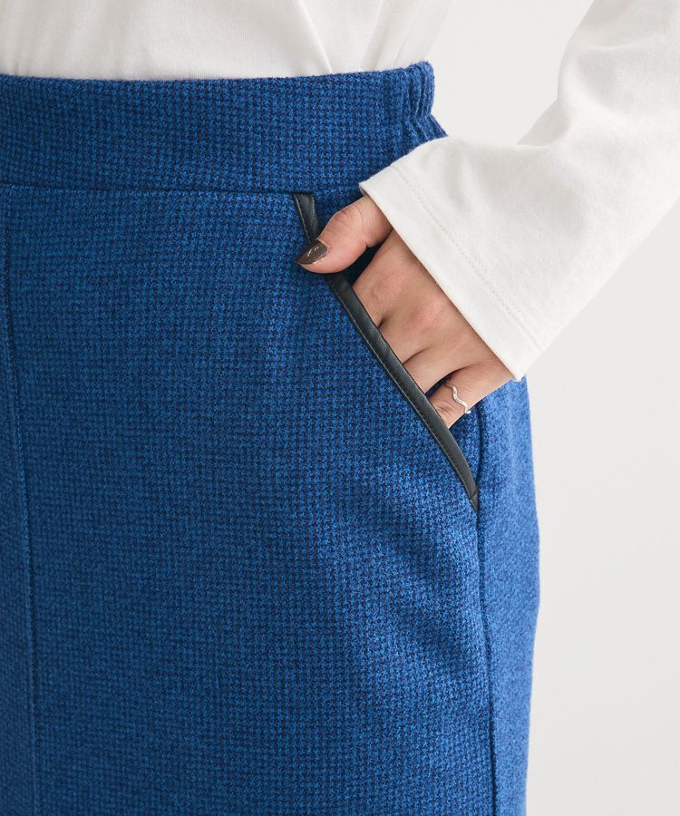 Green Parks「柄圧縮ポンチIラインスカート」|スカート|