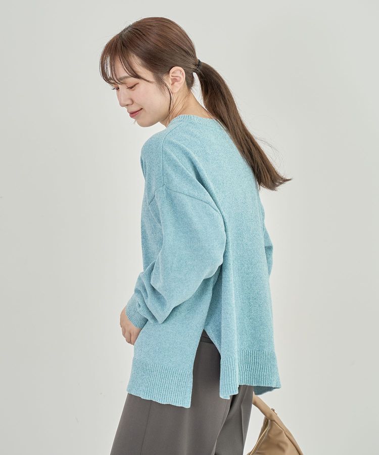 Green Parks「ベロアモールリラックスサイズニットプルオーバー」|ニット・セーター|