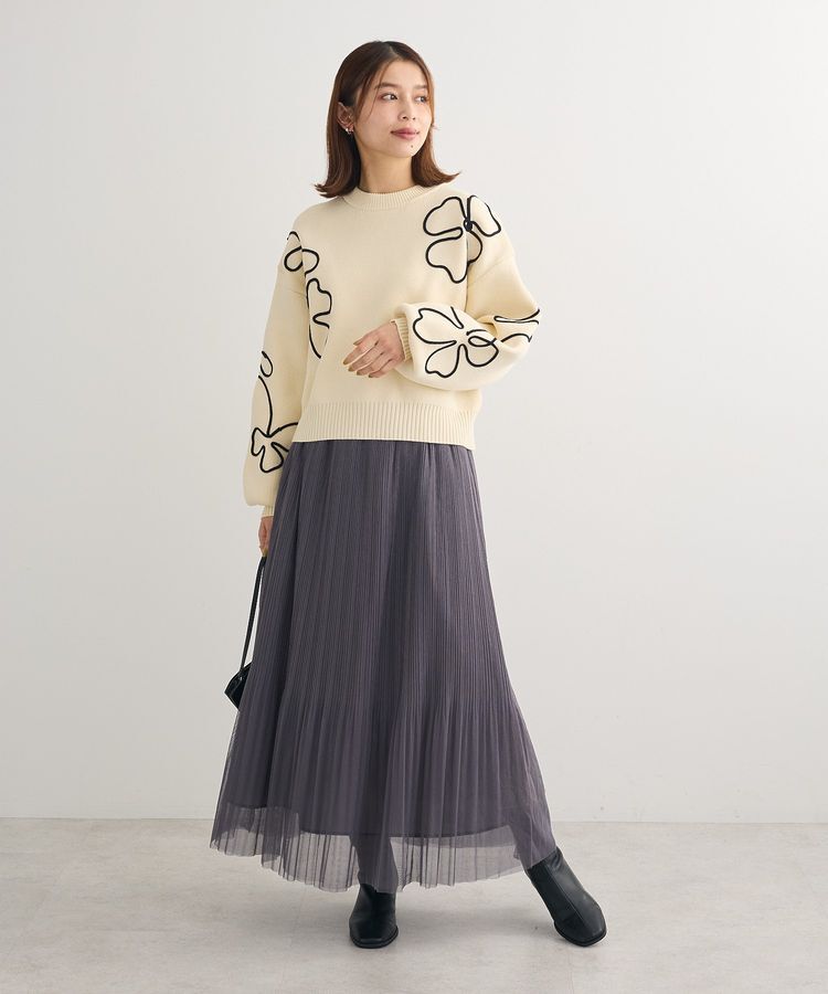 Green Parks「ラメチュールプリーツスカート」|スカート|