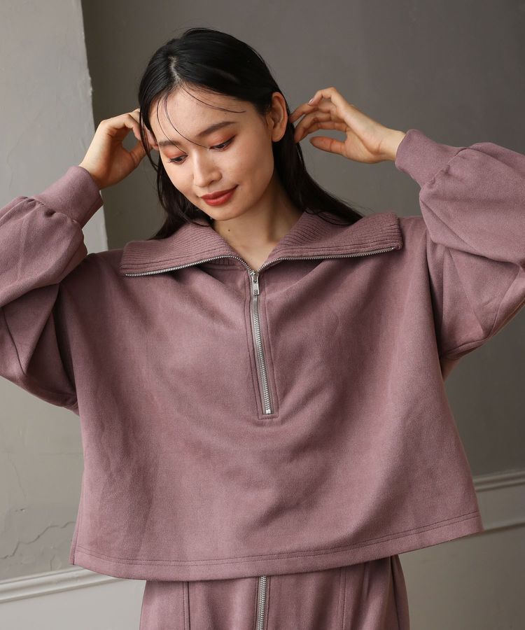 Green Parks「・ELENCARE DUE スエードポンチハーフZIP」|Tシャツ・カットソー|
