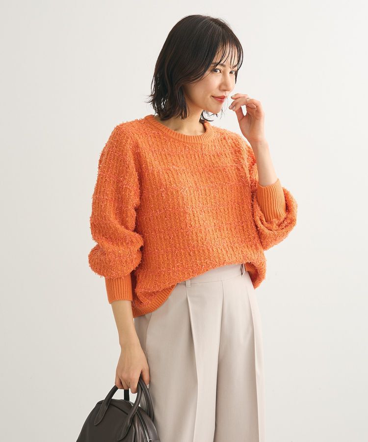 Green Parks「テープヤーンニットプルオーバー」|ニット・セーター|