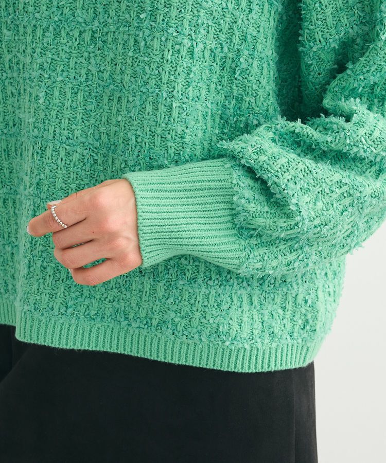 Green Parks「テープヤーンニットプルオーバー」|ニット・セーター|