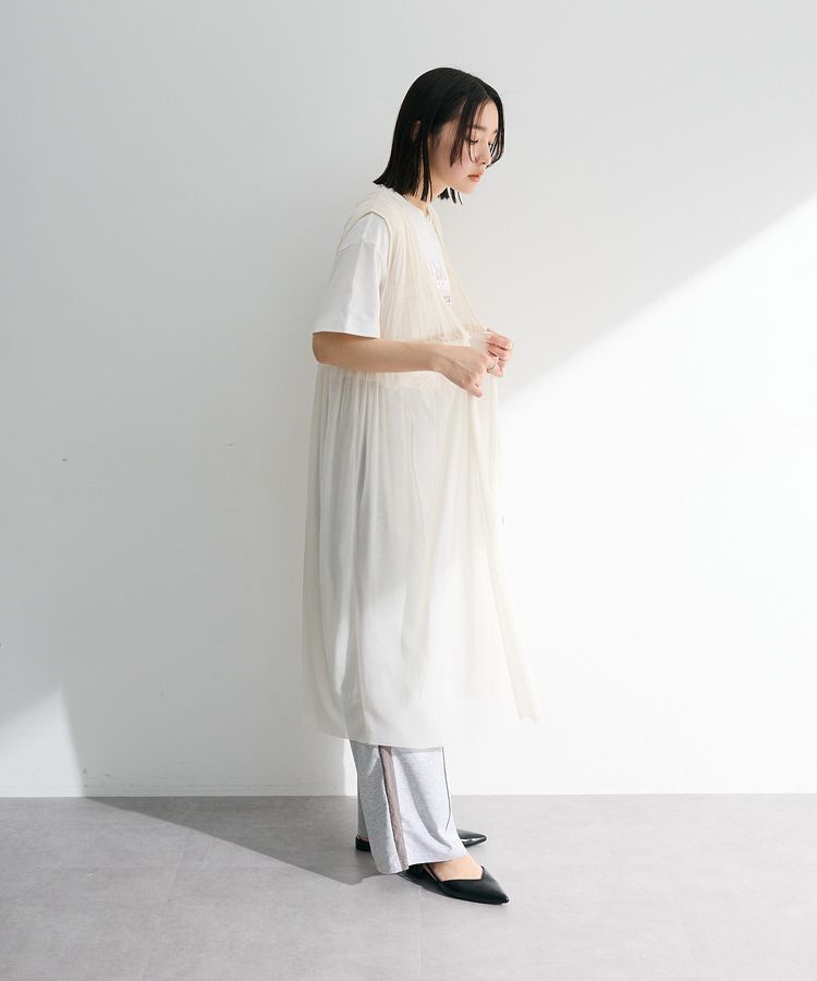 Green Parks「メッシュシャーリングレイヤーワンピース」|ワンピース|