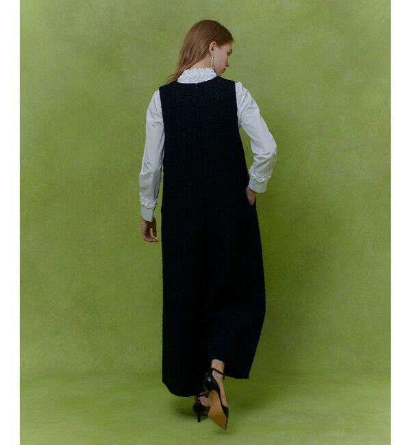 LOULOU WILLOUGHBY「【LOULOU WILLOUGHBY】ファンシーツイードオールインワン」|オールインワン|