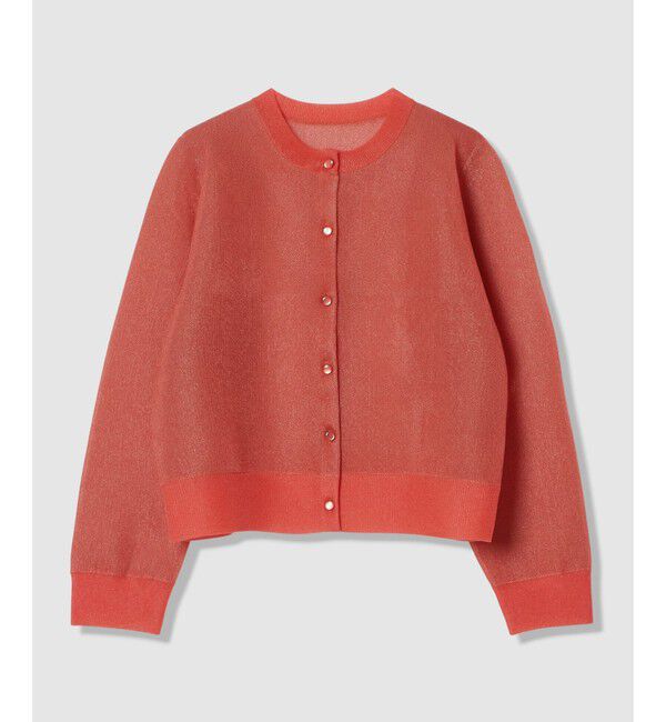 LOULOU WILLOUGHBY「【LOULOU WILLOUGHBY】シアージャガードカーディガン」|カーディガン|