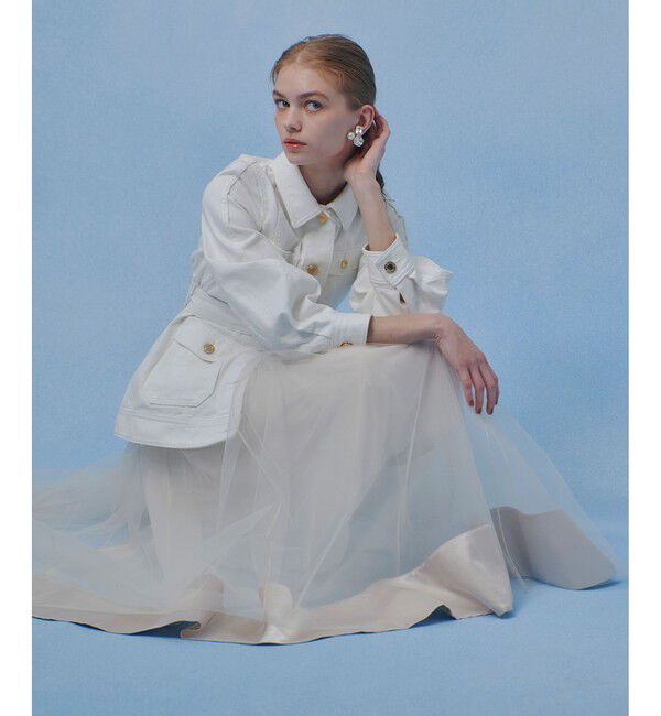 LOULOU WILLOUGHBY「【LOULOU WILLOUGHBY】チュールレイヤードスカート」|スカート|