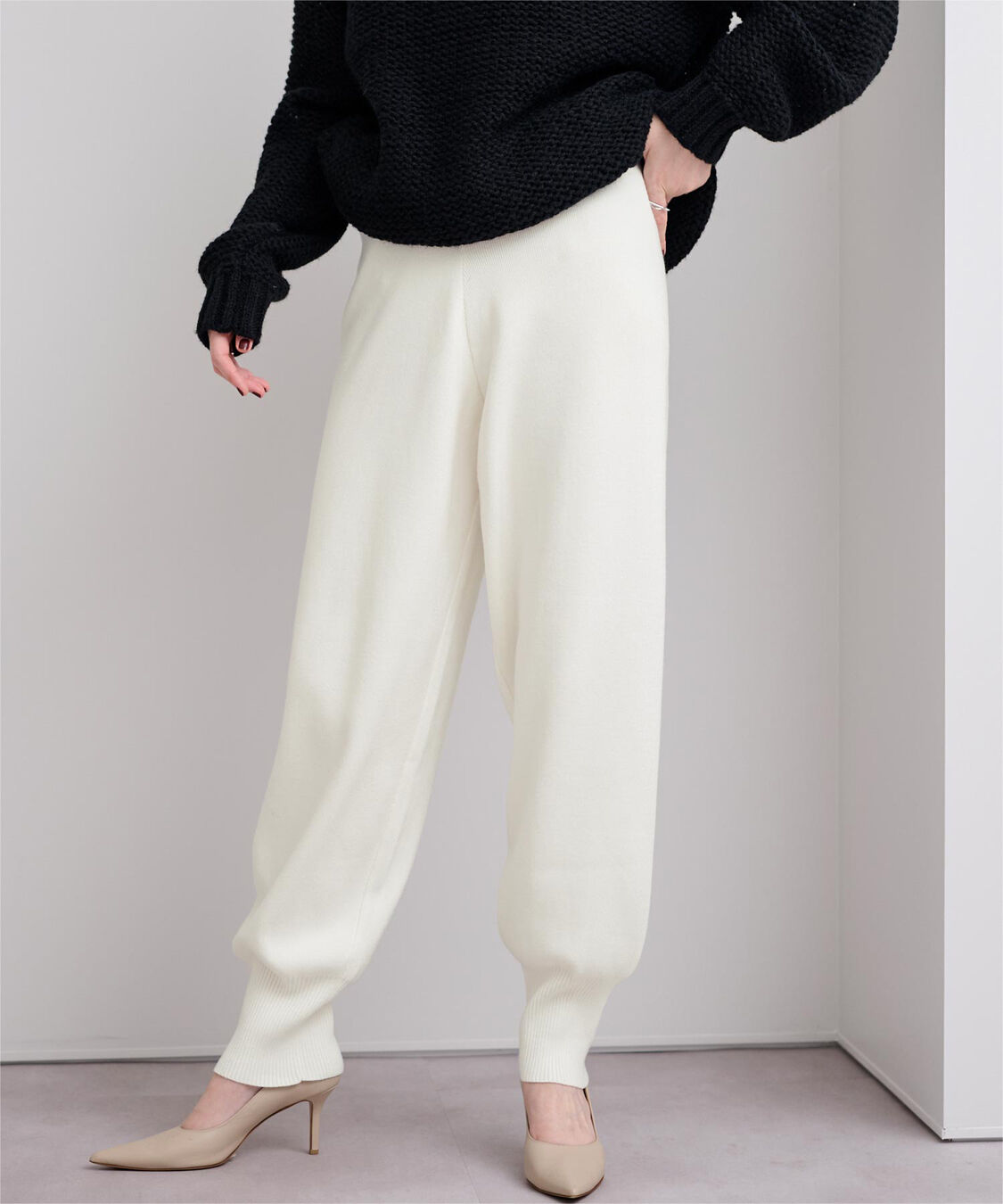 ur's「ニットジョガーパンツ」|スラックス|