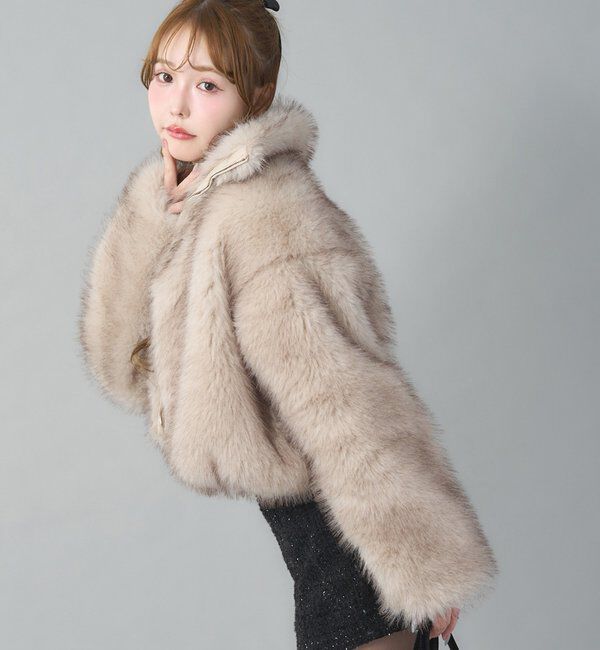 フェイクファーショートブルゾン｜ルミネのファッション通販アイルミネ