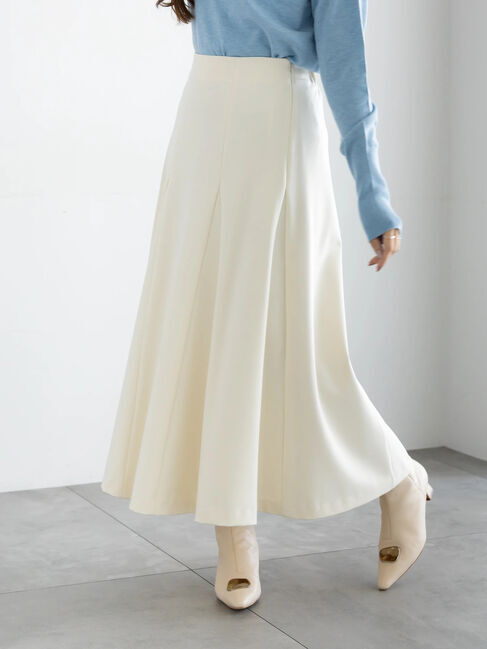 Te chichi「【宮本茉由着用】ボンディングフレアスカート」|スカート|