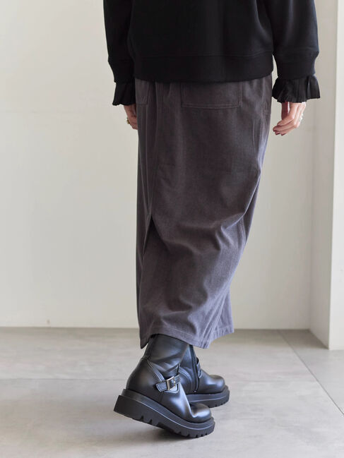 Samansa Mos2 blue「コーデュロイスカート」|スカート|