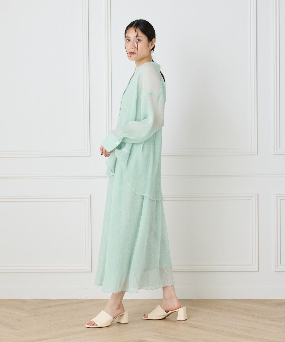 DAY by DAY it&rsquo;s international「シアー楊柳オーバーサイズシャツ」|シャツ・ブラウス|