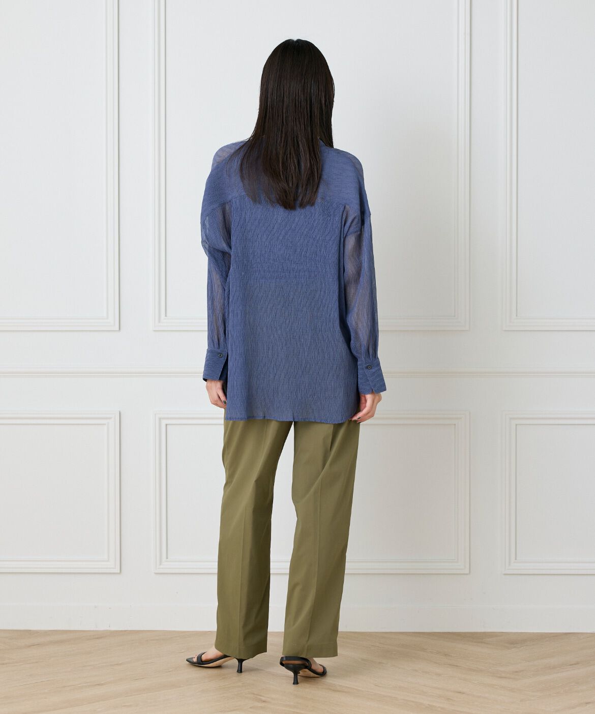 DAY by DAY it&rsquo;s international「シアー楊柳オーバーサイズシャツ」|シャツ・ブラウス|