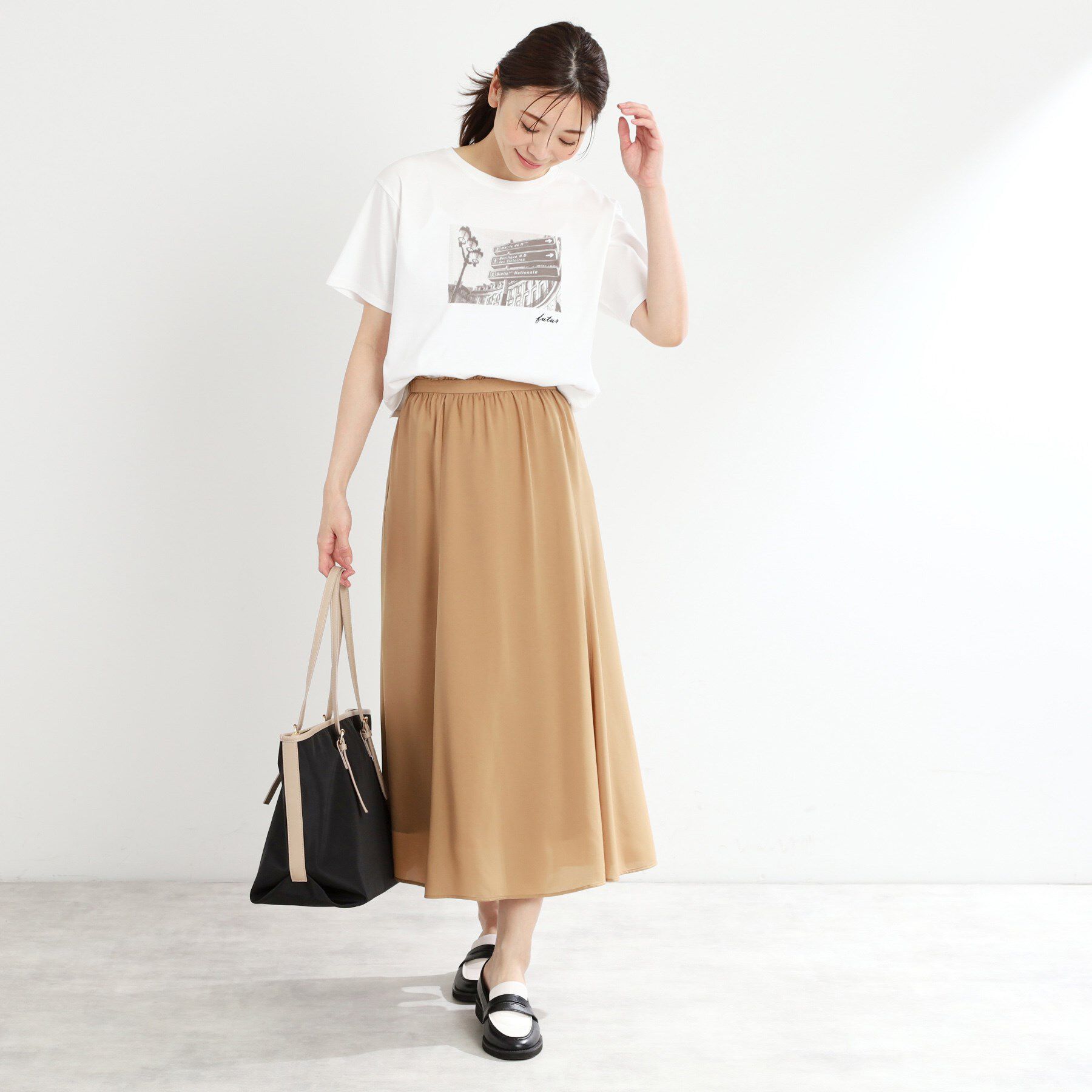 Reflect「【夏SALE／UVカット／接触冷感／マシンウォッシュ可】フォトプリントTシャツ」|Tシャツ・カットソー|