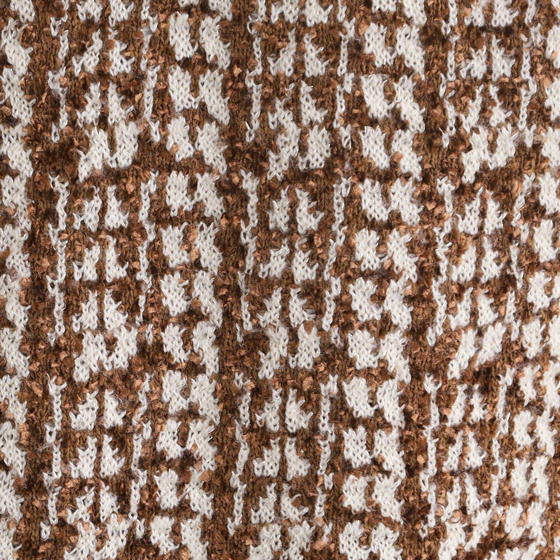 INDIVI「【洗える／映え】ツイーディーVネックニット」|ニット・セーター|