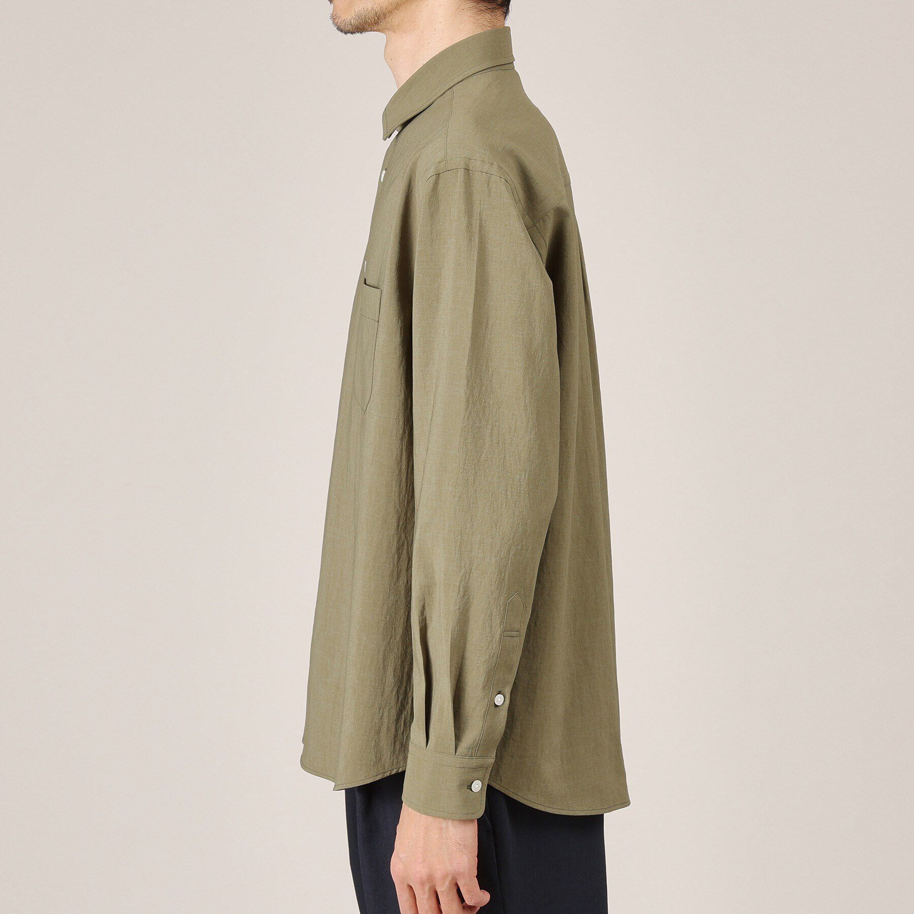 TAKEO KIKUCHI「【Made in JAPAN】麻調ショートカラーシャツ」|シャツ・ブラウス|