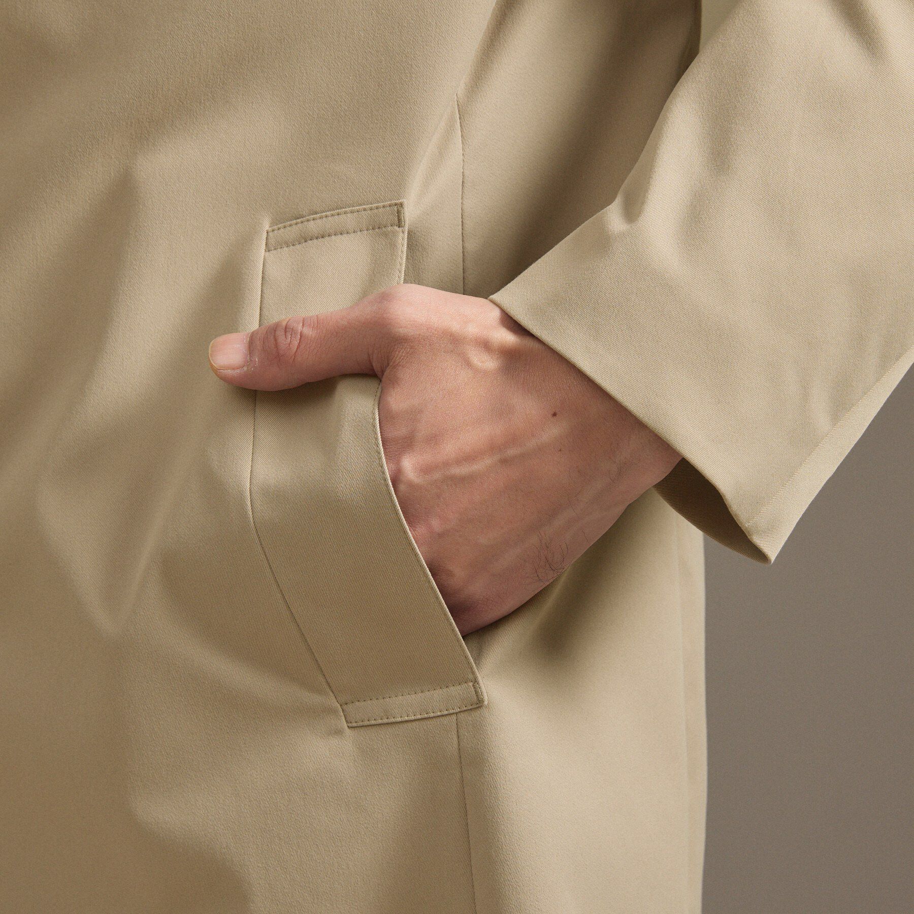 TAKEO KIKUCHI「撥水ツイル スタンドカラー コート」|その他|