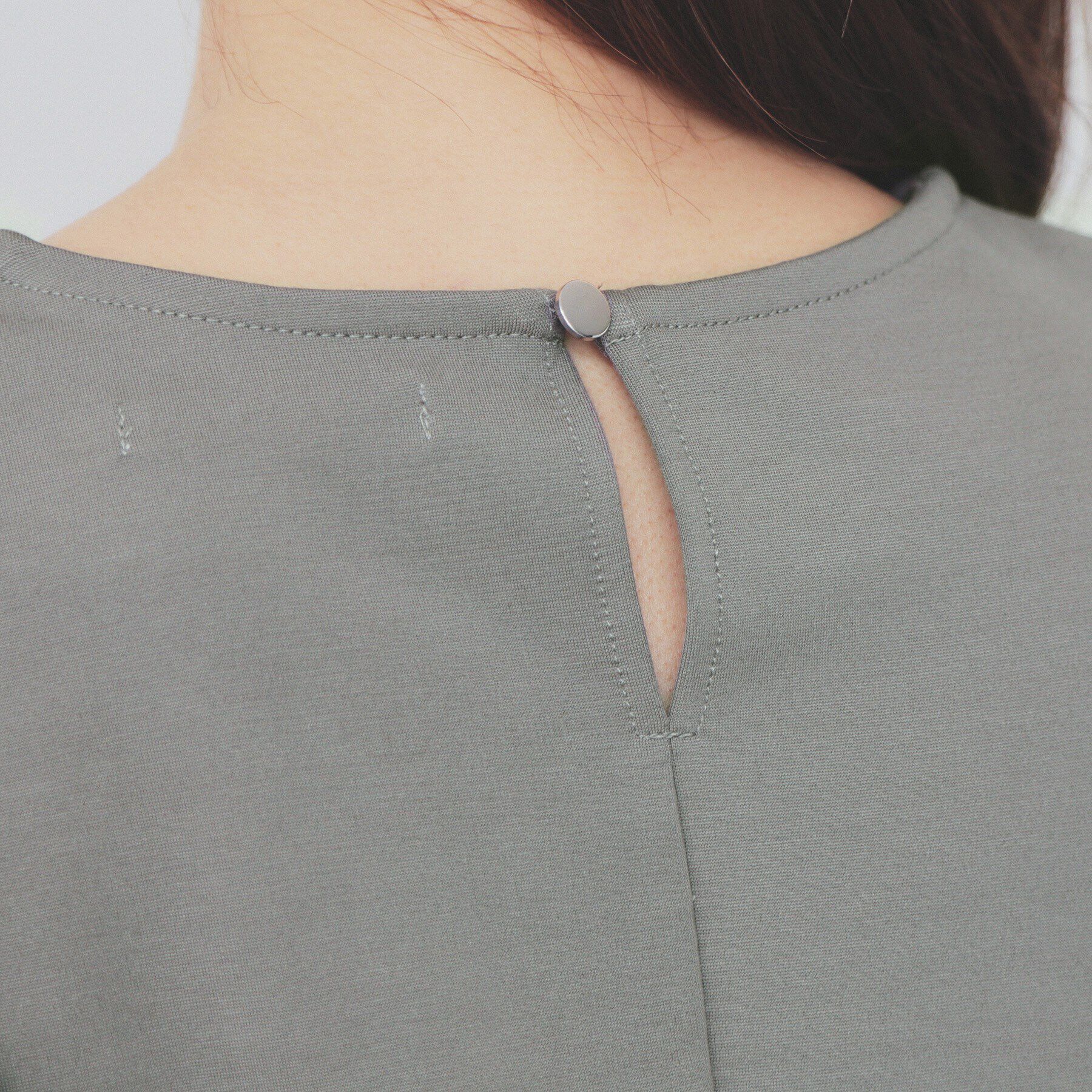 index「フリルスリーブドッキングトップス【洗濯機洗い可】」|Tシャツ・カットソー|